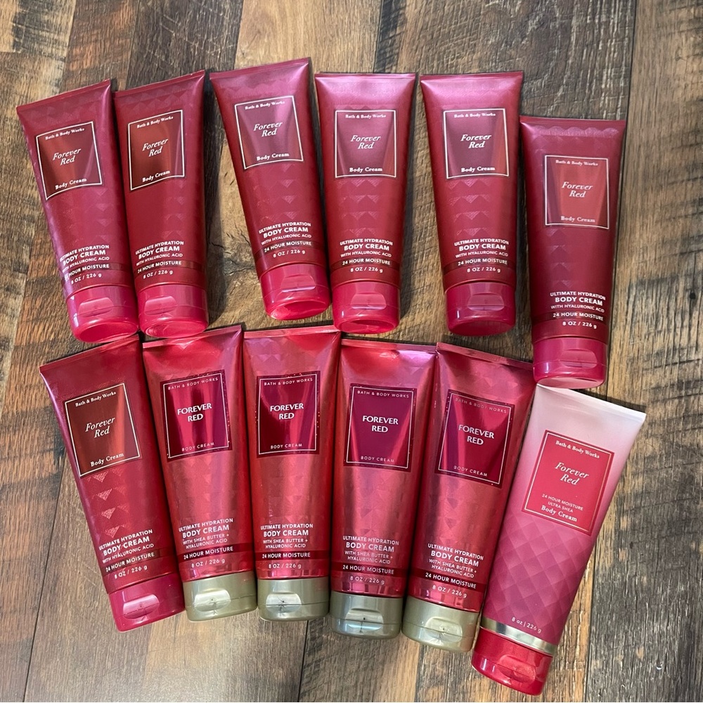 RESERVED Forever Red Body Cream - 12 Bottles